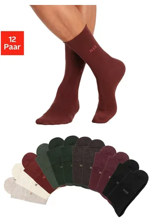 H.I.S Sokken zonder snijdende elastiek (set, 12 paar)