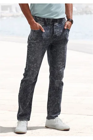 Buffalo Comfortjeans elastische joggingsbroek, moonwashed