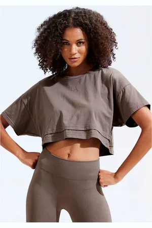 Lascana Shirt met korte mouwen met kastige snit en lagen-look
