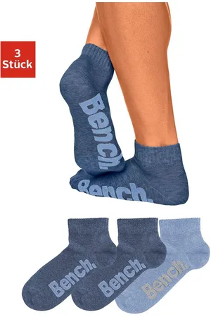 Bench Korte sokken met comfortabele ribboorden (set, 3 paar)