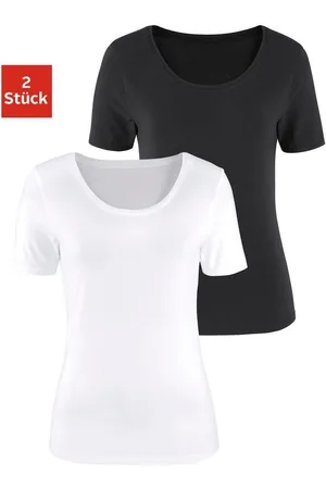 vivance collection T-shirt Elastische katoenkwaliteit (Set van 2)