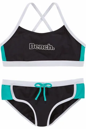 Bench Bustierbikini met contrastdetails
