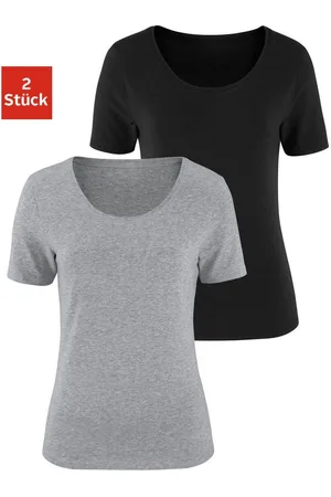 vivance collection T-shirt Elastische katoenkwaliteit (Set van 2)