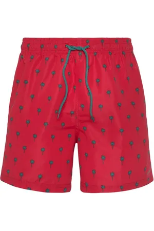 QS by s.Oliver Zwemshort met palmendesign