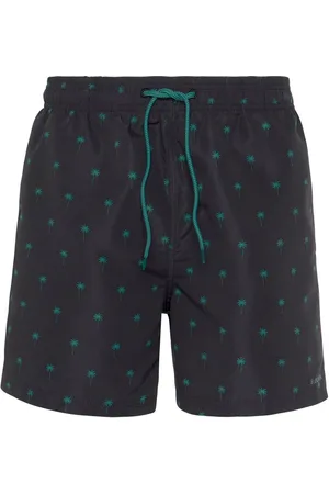 QS by s.Oliver Zwemshort met palmendesign