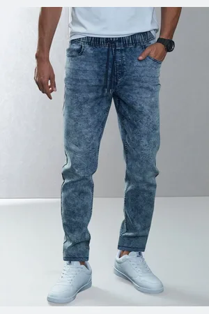 Buffalo Comfortjeans elastische joggingsbroek, moonwashed