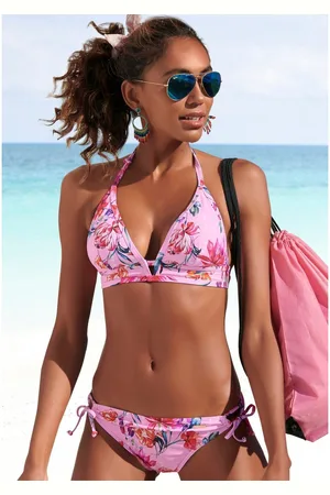 sunseeker Triangel-bikinitop Modern met een bloemmotief