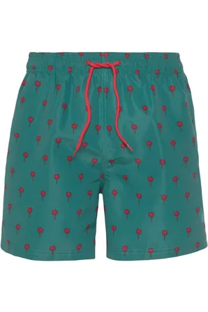 QS by s.Oliver Zwemshort met palmendesign