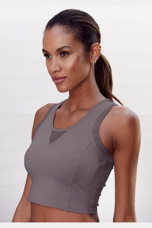 Lascana Functioneel shirt met racerback en meshinzetten