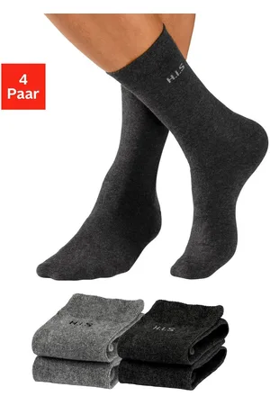 H.I.S Sokken met knelvrije boord (set, 4 paar)