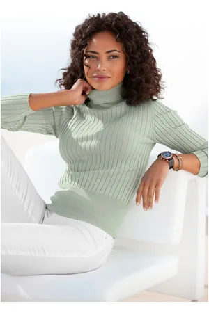 Lascana Coltrui van zacht ribbreiwerk, figuuraccentuerende breipullover