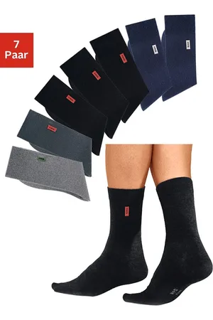H.I.S Basic sokken in aangename katoenkwaliteit (set, 7 paar)