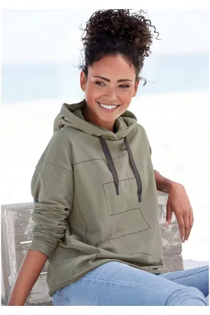 ELBSAND Hoodie Dea hoodie met logo-opdruk aan de voorkant