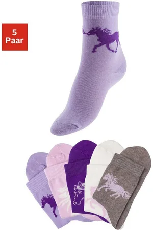 H.I.S Sokken met paardenmotieven (set, 5 paar)