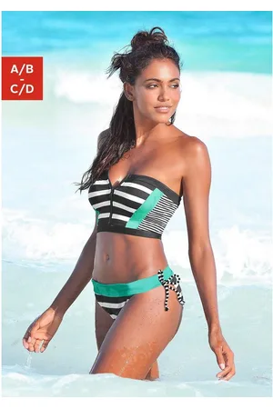 KangaROOS Bustierbikinitop ANITA sportieve look, geïntegreerde softcups, afneembare bandjes, mix-kini