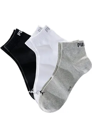 PUMA Korte sokken Ademend, ribboorden, zachte katoenmix (3 paar)
