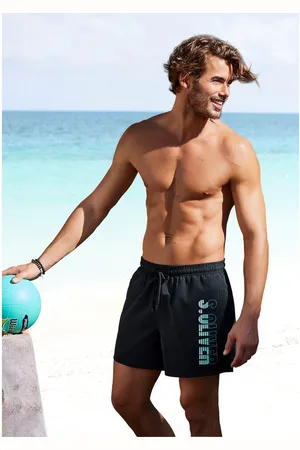 QS by s.Oliver Zwemshort met logoprint opzij