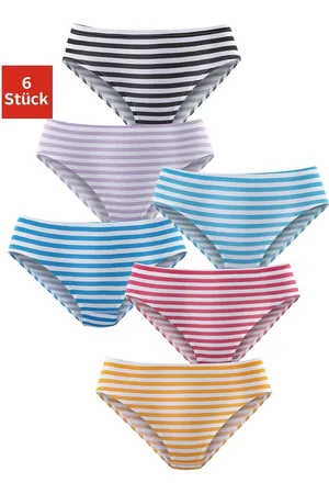 Petite Fleur Jazz-hipsters van puur katoen (Set van 6)
