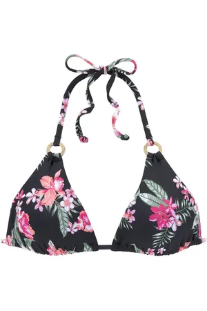 Lascana Triangel-bikinitop Santini met gebloemd design