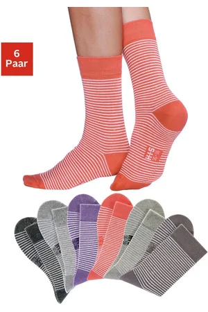 H.I.S Sokken met knelvrije boord (set, 6 paar)