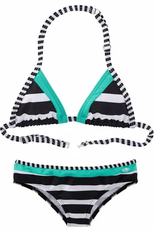 KangaROOS Triangelbikini Anita Kids met blokstrepen