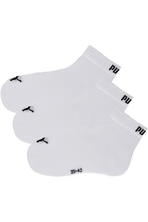 PUMA Korte sokken Ademend, ribboorden, zachte katoenmix (3 paar)