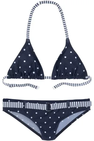 QS by s.Oliver Triangelbikini Audrey Kids in stippen-strepenmix