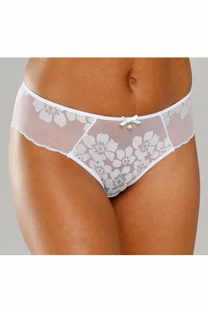 Lascana Slip iets transparante borduurkant