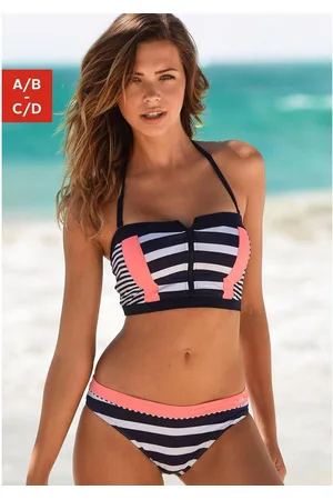 KangaROOS Bustierbikinitop ANITA sportieve look, geïntegreerde softcups, afneembare bandjes, mix-kini