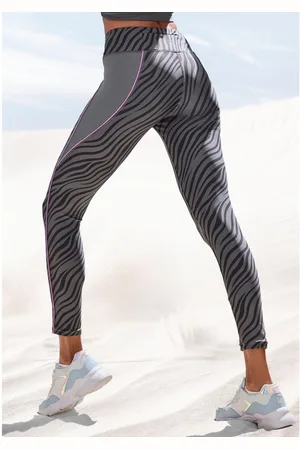 Lascana Legging -Sportleggings met zebramotief
