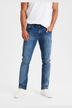 Buffalo 5-pocket jeans Straight fit met normale taillehoogte, van elastische denim-kwaliteit