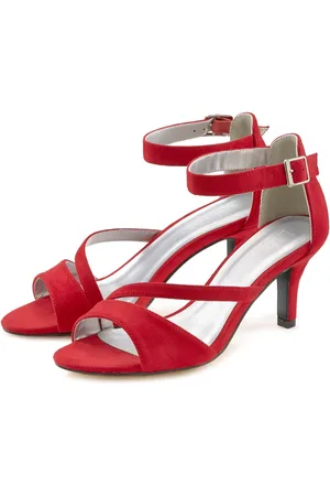 Lascana Sandaaltjes High heel sandaal, bandjessandaal, zomerschoen met bandjes VEGAN