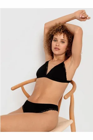 Lascana Bralette met delicate kant-bies (1-delig)