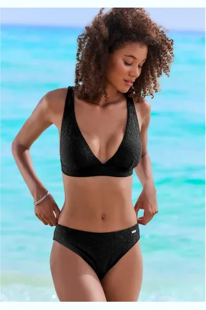 Buffalo Triangel-bikinitop Bubble met bloemige structuur