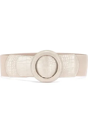 Lascana Tailleriem modieuze ringgesp, stretchriem, voor jurk & overall, buikriem