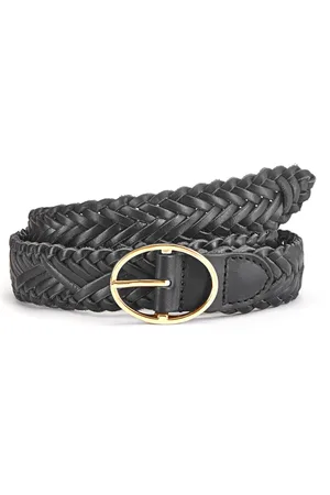 Lascana Leren riem Heupriem Vlechtriem, broekriem, riem van leer voor jeans & jurken
