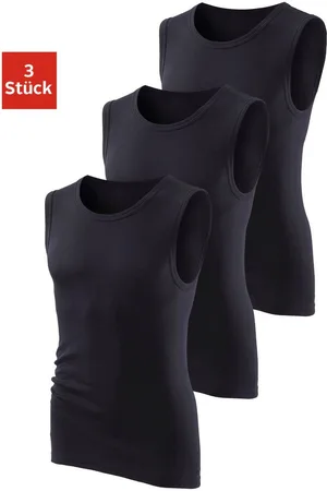 H.I.S Muscle-shirt zonder zijnaden optimale pasvorm (3-delig)