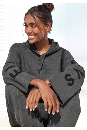 ELBSAND Hoodie met geborduurd logo, loungewear