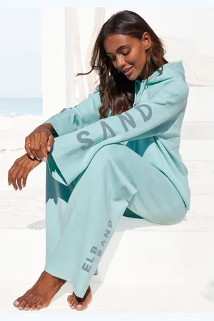 ELBSAND Hoodie met geborduurd logo, loungewear