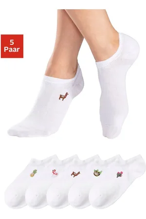 H.I.S Sneakersokken met motiefborduursel (set, 5 paar)