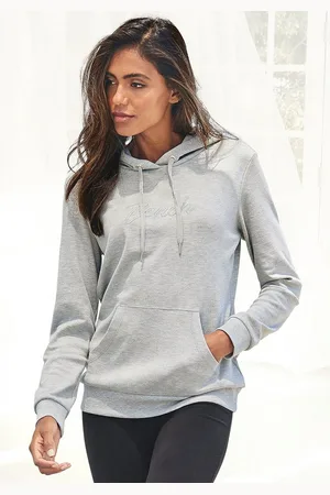 Bench Hoodie met glanzende logo-borduurwerk, loungepak, hoodie
