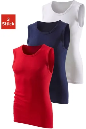H.I.S Muscle-shirt zonder zijnaden optimale pasvorm (3-delig)