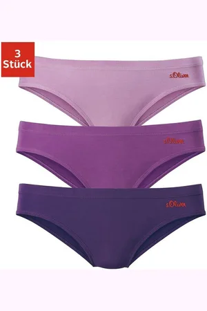 QS by s.Oliver Bikinibroekje elastische katoenkwaliteit (3 stuks)