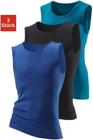 H.I.S Muscle-shirt zonder zijnaden optimale pasvorm (3-delig)