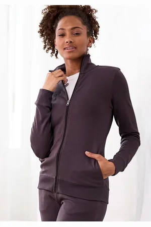 Bench Sweatvest met geborduurd staande kraag, loungepak (1-delig)