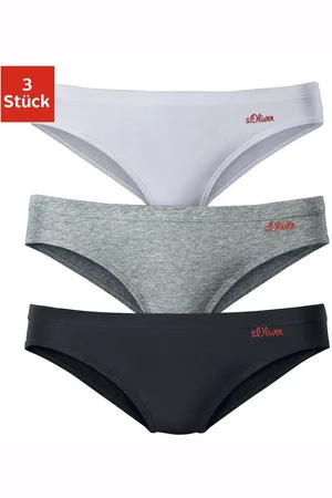 QS by s.Oliver Bikinibroekje elastische katoenkwaliteit (3 stuks)