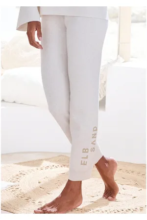 ELBSAND Tricotbroek van zacht breiwerk, loungewear