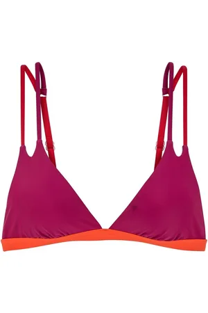 QS by s.Oliver Triangel-bikinitop Yella met dubbele schouderbanden en contrastkleurige details