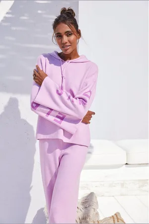 ELBSAND Hoodie met geborduurd logo, loungewear