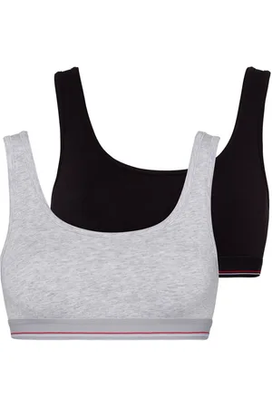 H.I.S Bustier elastische katoenkwaliteit (Set van 2)